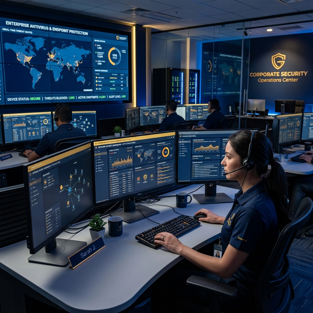 Antivirus & End Point Protection real environment